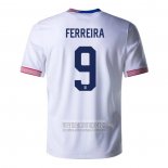 Camiseta De Futbol Estados Unidos Jugador Ferreira Primera 2024