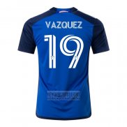 Camiseta De Futbol FC Cincinnati Jugador Vazquez Primera 2023-2024