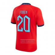 Camiseta De Futbol Inglaterra Jugador Foden Segunda 2022