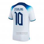 Camiseta De Futbol Inglaterra Jugador Sterling Primera 2022