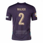 Camiseta De Futbol Inglaterra Jugador Walker Segunda 2024
