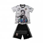Camiseta De Futbol Japon Anime Nino 2025-2026 Blanco
