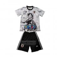 Camiseta De Futbol Japon Anime Nino 2025-2026 Blanco