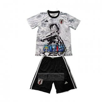 Camiseta De Futbol Japon Anime Nino 2025-2026 Blanco