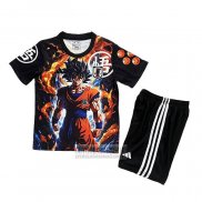 Camiseta De Futbol Japon Dragon Ball Nino 2025 Negro