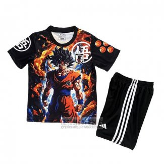 Camiseta De Futbol Japon Dragon Ball Nino 2025 Negro
