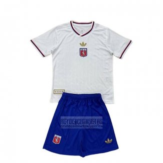 Camiseta De Futbol Lyon Anniversary Nino 2024-2025 Blanco