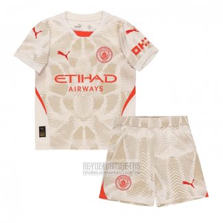 Camiseta De Futbol Manchester City Portero Tercera Nino 2024-2025