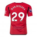 Camiseta De Futbol Manchester United Jugador Wan-Bissaka Primera 2023-2024