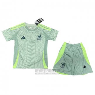 Camiseta De Futbol Mexico Segunda Nino 2024