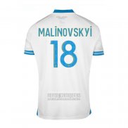 Camiseta De Futbol Olympique Marsella Jugador Malinovskyi Primera 2023-2024