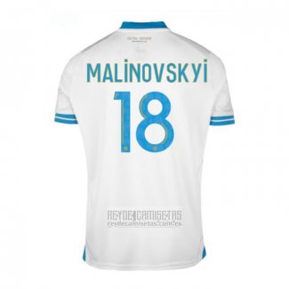 Camiseta De Futbol Olympique Marsella Jugador Malinovskyi Primera 2023-2024