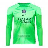 Camiseta De Futbol Paris Saint-Germain Portero Manga Larga 2022-2023 Verde