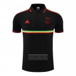 Camiseta De Futbol Polo del Ajax 2022-2023 Negro