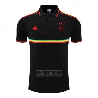 Camiseta De Futbol Polo del Ajax 2022-2023 Negro