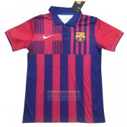 Camiseta De Futbol Polo del Barcelona 2021 Rojo