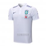 Camiseta De Futbol Polo del Brasil 2022-2023 Blanco