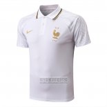 Camiseta De Futbol Polo del Francia 2022-2023 Blanco