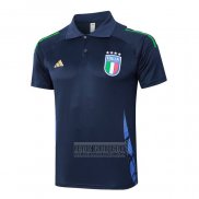 Camiseta De Futbol Polo del Italia 2024-2025 Azul