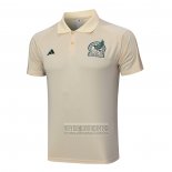 Camiseta De Futbol Polo del Mexico 2023-2024 Albaricoque