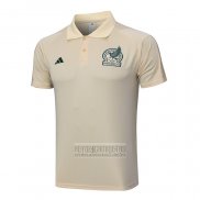 Camiseta De Futbol Polo del Mexico 2023-2024 Albaricoque
