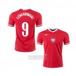 Camiseta De Futbol Polonia Jugador Lewandowski Segunda 2020-2021