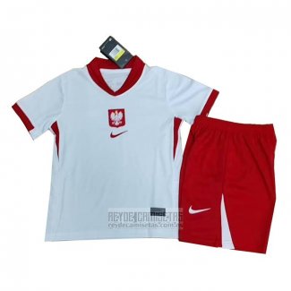 Camiseta De Futbol Polonia Primera Nino 2024