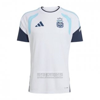 Camiseta De Futbol Pre Partido del Argentina 2026 Blanco