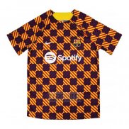 Camiseta De Futbol Pre Partido del Barcelona 2022 Amarillo