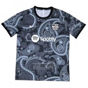 Camiseta De Futbol Pre Partido del Barcelona 2024 Negro