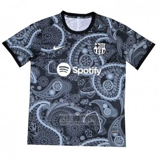 Camiseta De Futbol Pre Partido del Barcelona 2024 Negro