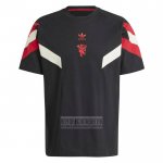 Camiseta De Futbol Pre Partido del Manchester United 2024 Negro