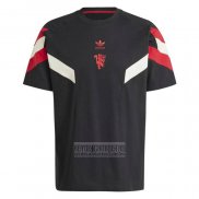Camiseta De Futbol Pre Partido del Manchester United 2024 Negro