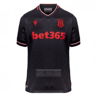 Camiseta De Futbol Stoke City Segunda 2022-2023 Negro