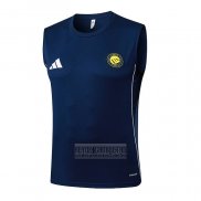 Camiseta De Futbol de Entrenamiento Al Nassr Sin Mangas 2025-2026 Azul