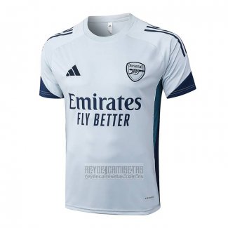 Camiseta De Futbol de Entrenamiento Arsenal 2025-2026 Gris