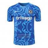 Camiseta De Futbol de Entrenamiento Chelsea 2022-2023 Azul