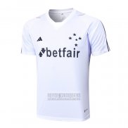 Camiseta De Futbol de Entrenamiento Cruzeiro 2023-2024 Blanco