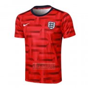 Camiseta De Futbol de Entrenamiento Inglaterra 2024-2025 Rojo