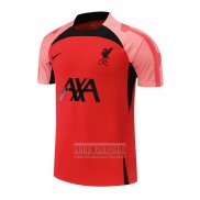 Camiseta De Futbol de Entrenamiento Liverpool 2022-2023 Rojo