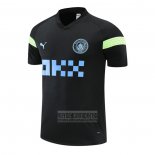 Camiseta De Futbol de Entrenamiento Manchester City 2022-2023 Negro