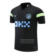 Camiseta De Futbol de Entrenamiento Manchester City 2022-2023 Negro