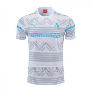 Camiseta De Futbol de Entrenamiento Olympique Marsella 2022-2023 Gris