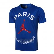 Camiseta De Futbol de Entrenamiento Paris Saint-Germain 2021-2022 Azul