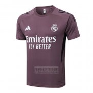 Camiseta De Futbol de Entrenamiento Real Madrid 2025-2026 Purpura