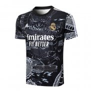Camiseta De Futbol de Entrenamiento Real Madrid Dragon 2024-2025 Negro