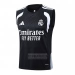 Camiseta De Futbol de Entrenamiento Real Madrid Sin Mangas 2025-2026 Negro