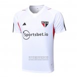 Camiseta De Futbol de Entrenamiento Sao Paulo 2023-2024 Blanco