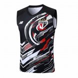 Camiseta De Futbol de Entrenamiento Sao Paulo Sin Mangas 2025-2026 Negro