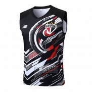 Camiseta De Futbol de Entrenamiento Sao Paulo Sin Mangas 2025-2026 Negro